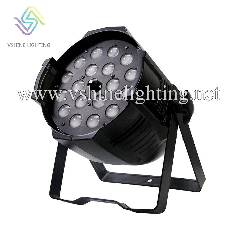 QT-P48Z 18PCS LED Par Can RGBWAUV 6in1 Indoor LED Zoom Par light