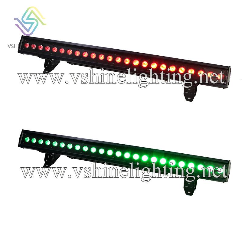 QT-WL624-B Outdoor 24PCS RGBWAUV 6in1 LED Bar Light Wall Washer
